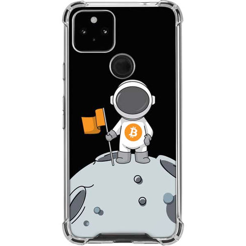Bitcoin Astronaut Google Pixel 5a 5G Clear Case